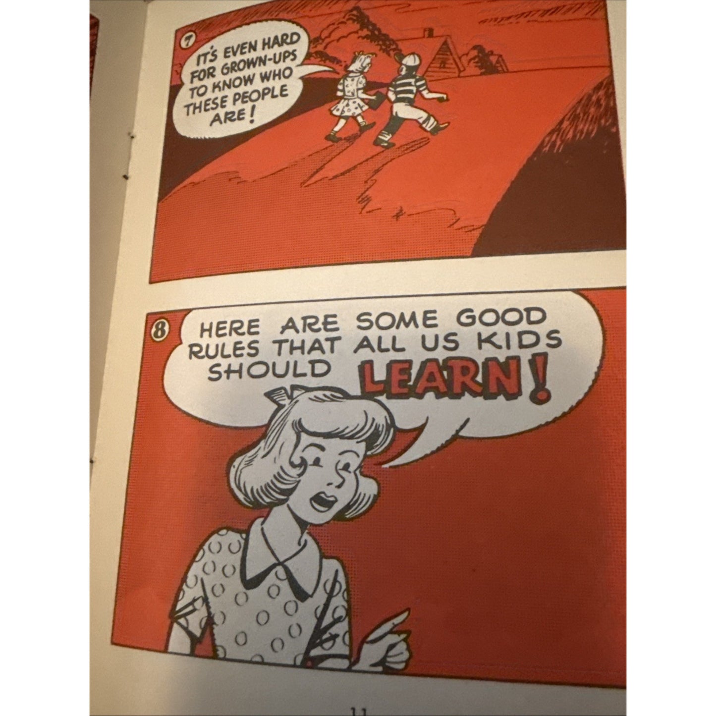 Lot of 2 1950s Kitschy Pamphlets – Child Safety & Finances – Midcentury Ephemera