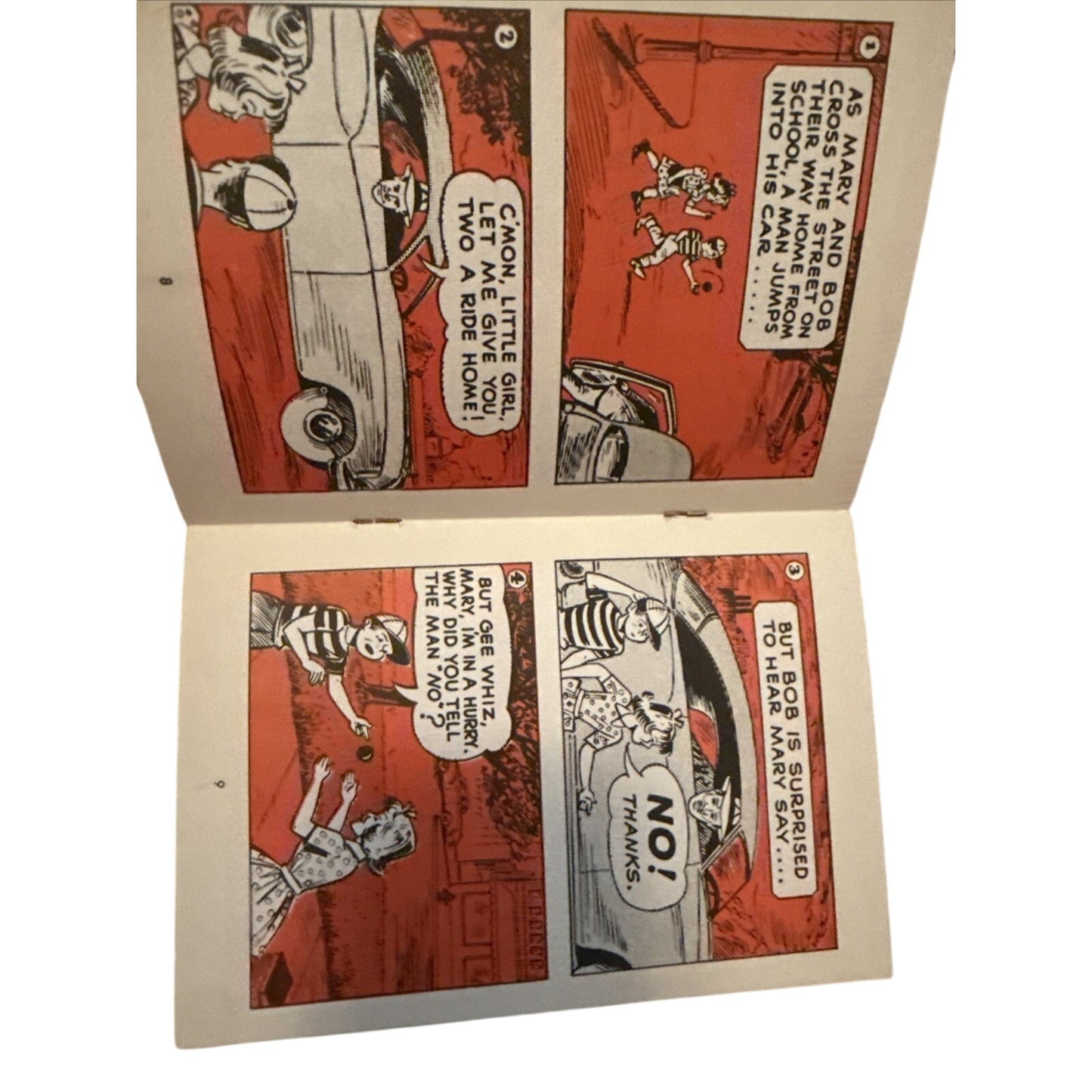 Lot of 2 1950s Kitschy Pamphlets – Child Safety & Finances – Midcentury Ephemera